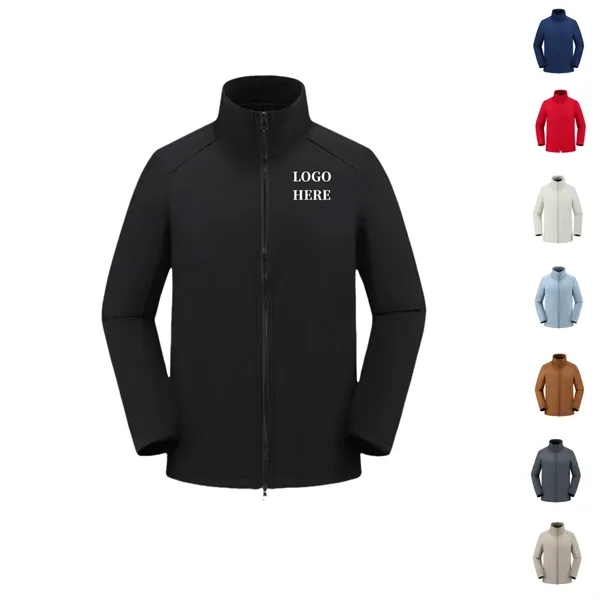 Unisex Waterproof Full Zip Jacket - Unisex Waterproof Full Zip Jacket - Image 0 of 10