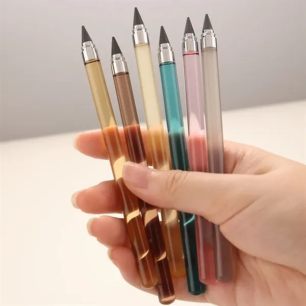 Refillable Clear Acrylic Pen with Eternal Writing Tip - Refillable Clear Acrylic Pen with Eternal Writing Tip - Image 2 of 10