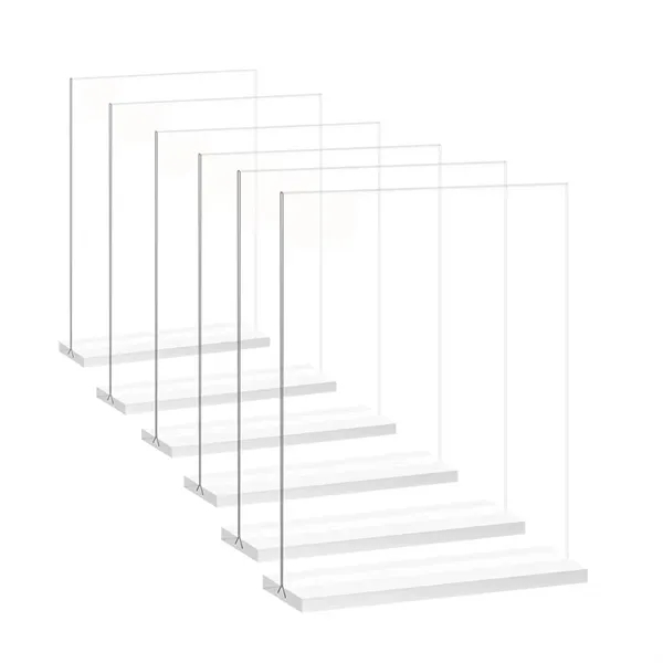 8.5 x 11'' Acrylic Sign Holder - 8.5 x 11'' Acrylic Sign Holder - Image 2 of 6