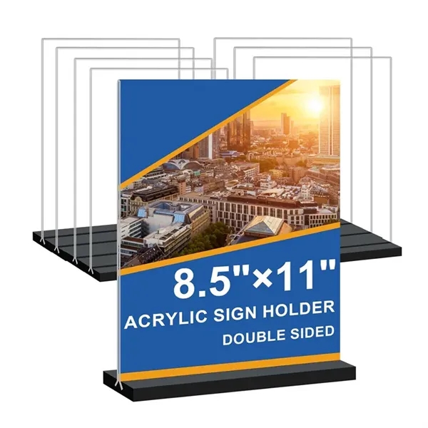 8.5 x 11'' Acrylic Sign Holder - 8.5 x 11'' Acrylic Sign Holder - Image 4 of 6
