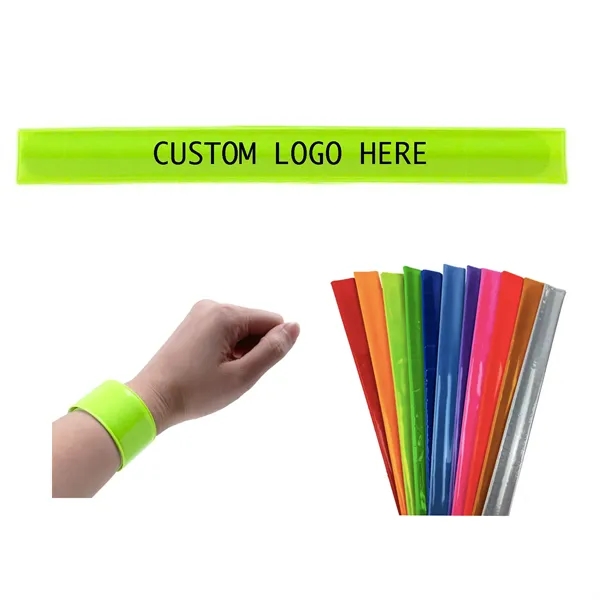 PVC Reflective Slap Bracelet - PVC Reflective Slap Bracelet - Image 0 of 0