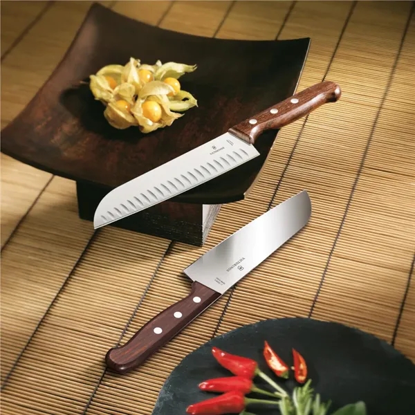 Swiss Army - Victorinox® German Made Wood Santoku Knife - Swiss Army - Victorinox® German Made Wood Santoku Knife - Image 2 of 2