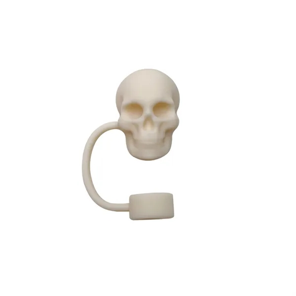 Halloween Skull Straw Cover Toppers Cup Accessories - Halloween Skull Straw Cover Toppers Cup Accessories - Image 3 of 11