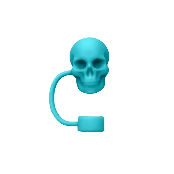 Halloween Skull Straw Cover Toppers Cup Accessories - Halloween Skull Straw Cover Toppers Cup Accessories - Image 5 of 11