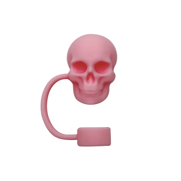 Halloween Skull Straw Cover Toppers Cup Accessories - Halloween Skull Straw Cover Toppers Cup Accessories - Image 7 of 11