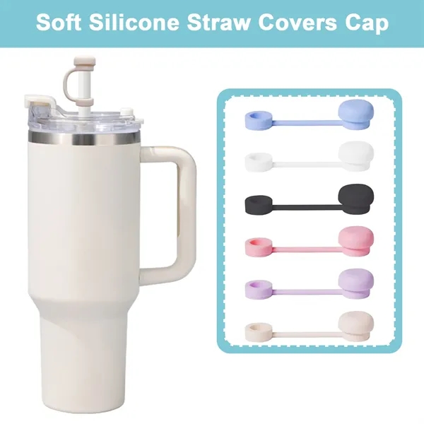 Silicone Straw Cover Toppers Cup Accessories Dust Proof - Silicone Straw Cover Toppers Cup Accessories Dust Proof - Image 3 of 15