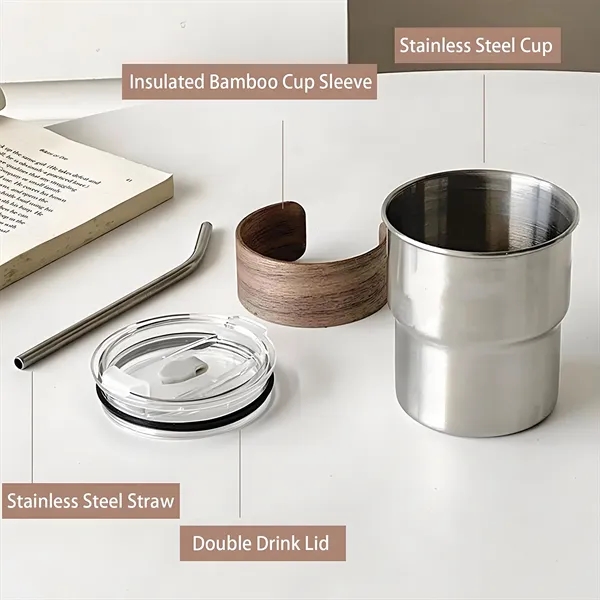 1Oz Stainless Steel Tumbler Shot Glass With Straw - 1Oz Stainless Steel Tumbler Shot Glass With Straw - Image 3 of 4