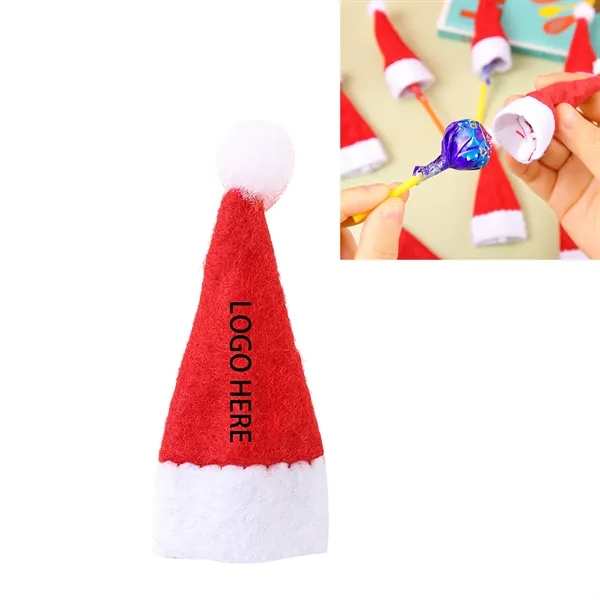 Christmas Lollipop Santa Hats Mini Candy Cover - Christmas Lollipop Santa Hats Mini Candy Cover - Image 0 of 4