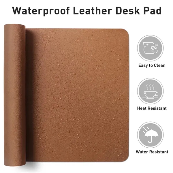 Leather Desk Mat 47x23" - Leather Desk Mat 47x23" - Image 2 of 7