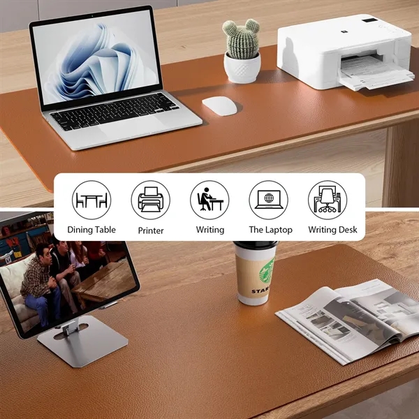 Leather Desk Mat 47x23" - Leather Desk Mat 47x23" - Image 4 of 7