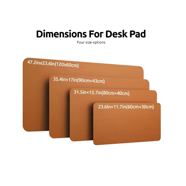 Leather Desk Mat 47x23" - Leather Desk Mat 47x23" - Image 5 of 7