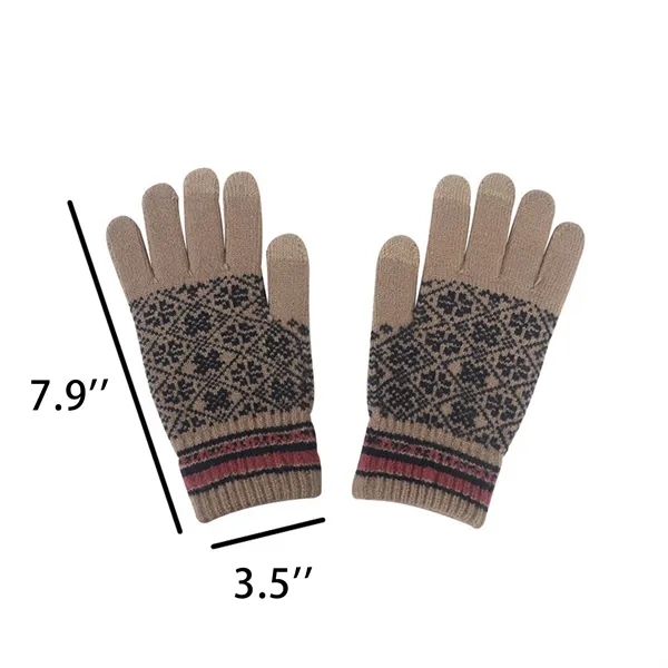 Winter Warmth Trio Set Beanie, Gloves, and Scarf Hats - Winter Warmth Trio Set Beanie, Gloves, and Scarf Hats - Image 2 of 5