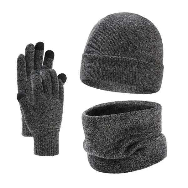 Winter Beanie Hat Scarf Gloves Set - Winter Beanie Hat Scarf Gloves Set - Image 1 of 3