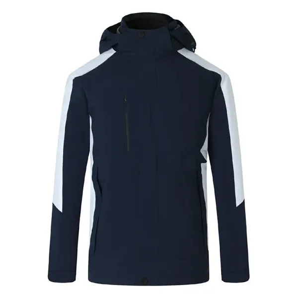 Detachable Hooded Jacket Waterproof Winter Coat - Detachable Hooded Jacket Waterproof Winter Coat - Image 4 of 12