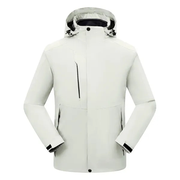 Detachable Hooded Jacket Waterproof Winter Coat - Detachable Hooded Jacket Waterproof Winter Coat - Image 11 of 12