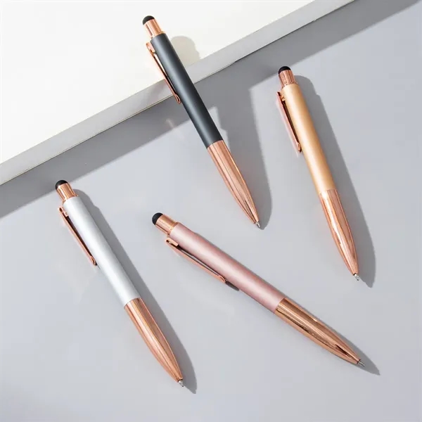 Baltic Softy Rose Gold Pen With Stylus - Baltic Softy Rose Gold Pen With Stylus - Image 1 of 5