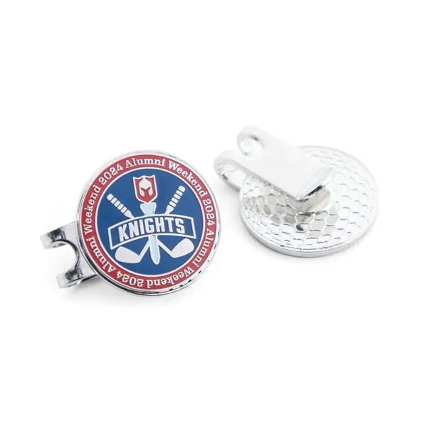Golf Ball Markers with Hat Clip