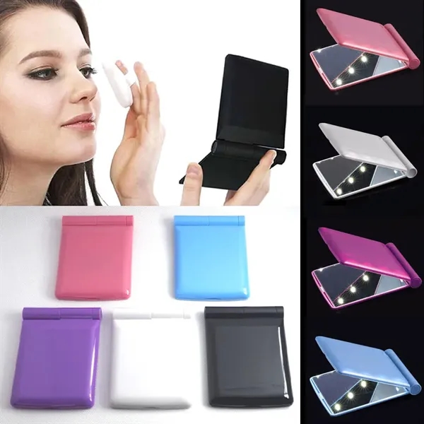 LED Makeup - Portable Folding Lighted Mirror - LED Makeup - Portable Folding Lighted Mirror - Image 8 of 10