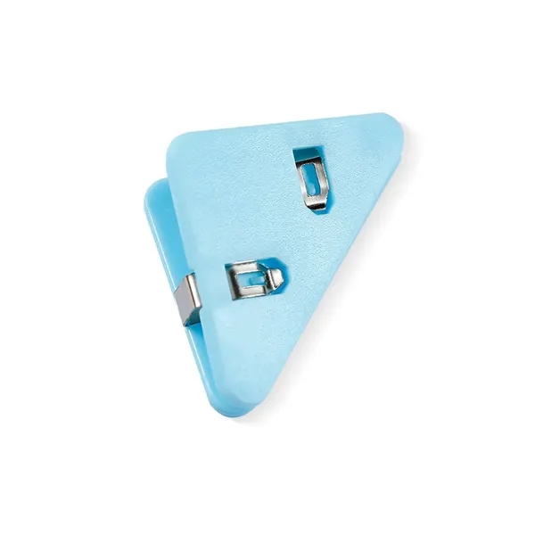 ABS Triangular Transparent File Book Binder Corner Clip - ABS Triangular Transparent File Book Binder Corner Clip - Image 6 of 14