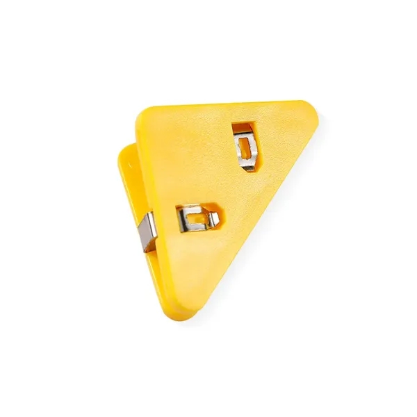 ABS Triangular Transparent File Book Binder Corner Clip - ABS Triangular Transparent File Book Binder Corner Clip - Image 7 of 14