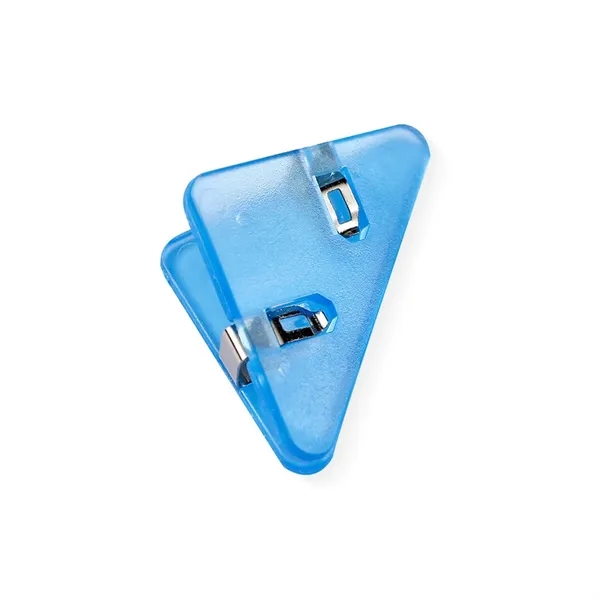 ABS Triangular Transparent File Book Binder Corner Clip - ABS Triangular Transparent File Book Binder Corner Clip - Image 9 of 14