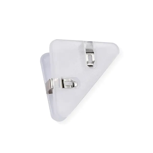 ABS Triangular Transparent File Book Binder Corner Clip - ABS Triangular Transparent File Book Binder Corner Clip - Image 11 of 14
