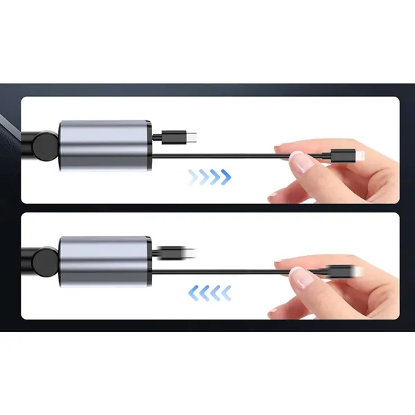 4 In 1 Retractable Fast Car Phone Charger - 4 In 1 Retractable Fast Car Phone Charger - Image 2 of 2