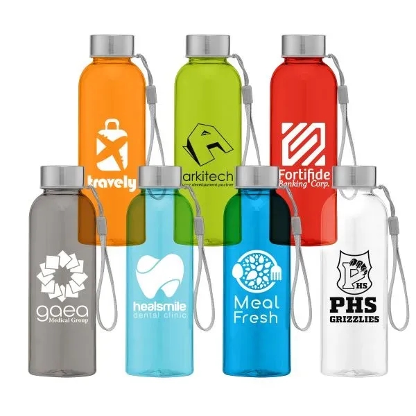 Skye - 17 oz. RPET Water Bottle with Wrist Strap - Skye - 17 oz. RPET Water Bottle with Wrist Strap - Image 0 of 11