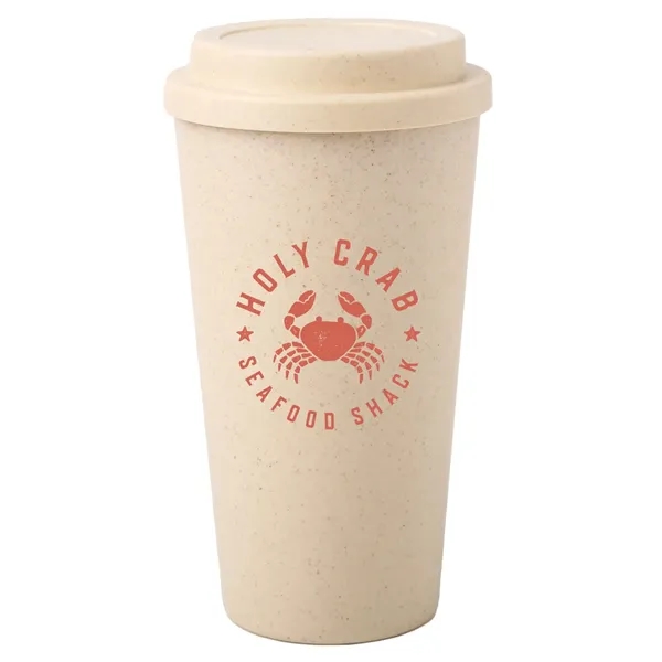 16 oz Wheat Straw Mug - 16 oz Wheat Straw Mug - Image 4 of 5