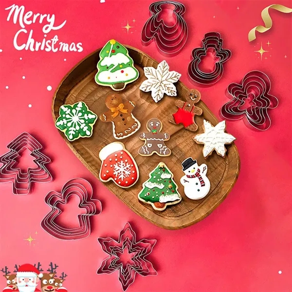 Christmas Cookie Cutter Set - Christmas Cookie Cutter Set - Image 1 of 5
