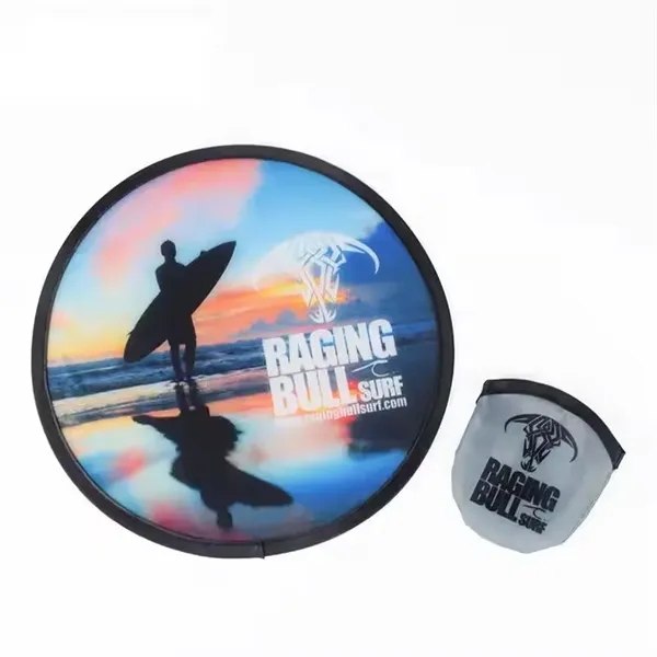 Folding Nylon Disc Fan W/ Pouch - Folding Nylon Disc Fan W/ Pouch - Image 11 of 11