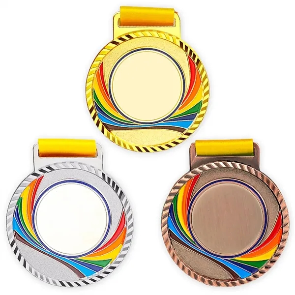 Metal Blank Medal Gold Silver Bronze Award Sport - Metal Blank Medal Gold Silver Bronze Award Sport - Image 2 of 2