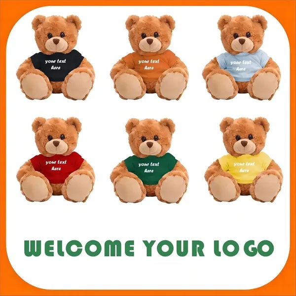 Custom Teddy Bear Plush Toys with Hoodie/T-shirt - Custom Teddy Bear Plush Toys with Hoodie/T-shirt - Image 2 of 3