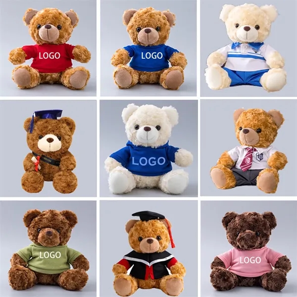 Custom Teddy Bear Plush Toys with Hoodie/T-shirt - Custom Teddy Bear Plush Toys with Hoodie/T-shirt - Image 3 of 3