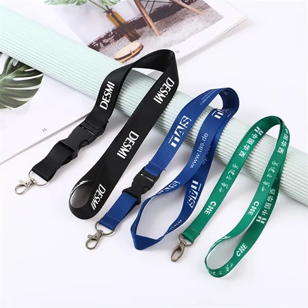 Dye-Sub Lanyard with Safety Breakaway - Dye-Sub Lanyard with Safety Breakaway - Image 1 of 5