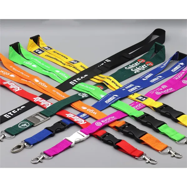 Dye-Sub Lanyard with Safety Breakaway - Dye-Sub Lanyard with Safety Breakaway - Image 0 of 5