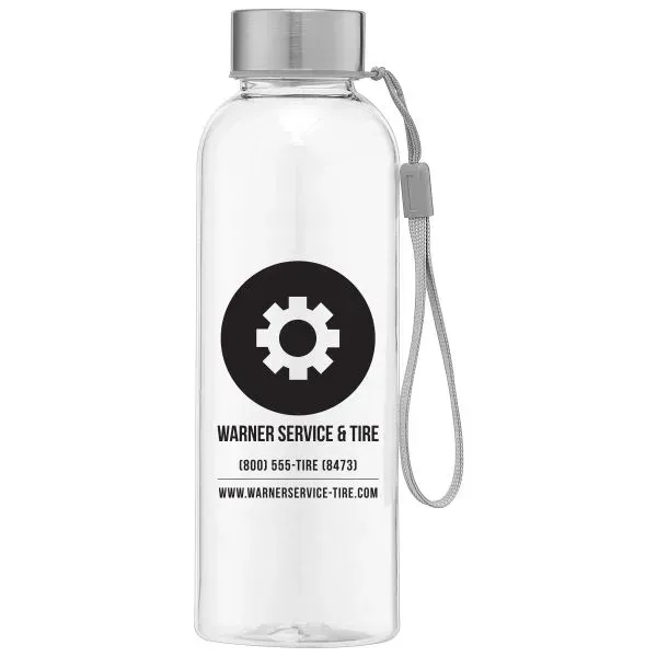 Custom Skye - 17 oz. RPET Water Bottle with Wrist Strap