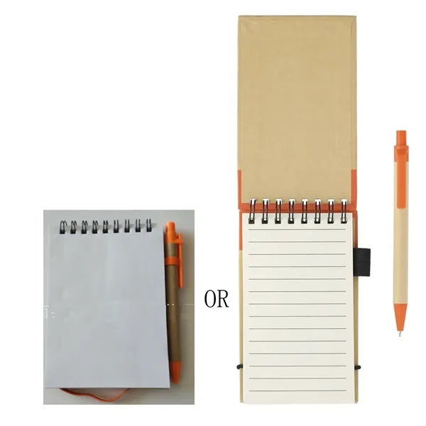 Recyclable Spiral Small Notebooks With Pen - Recyclable Spiral Small Notebooks With Pen - Image 2 of 2