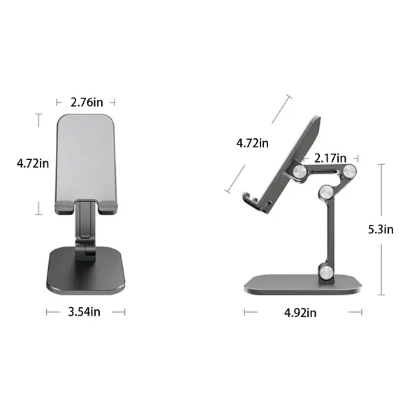 Portable Anti Slip Foldable Adjust Cell Phone Stand Holder - Portable Anti Slip Foldable Adjust Cell Phone Stand Holder - Image 1 of 5