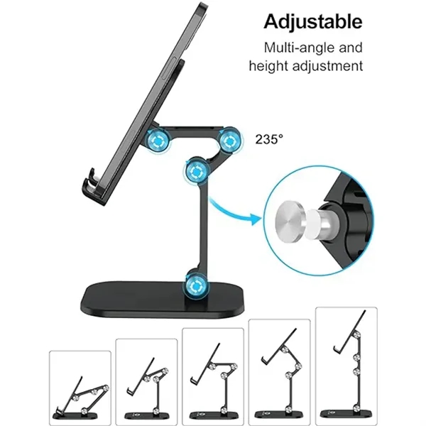 Portable Anti Slip Foldable Adjust Cell Phone Stand Holder - Portable Anti Slip Foldable Adjust Cell Phone Stand Holder - Image 2 of 5