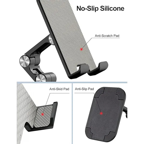 Portable Anti Slip Foldable Adjust Cell Phone Stand Holder - Portable Anti Slip Foldable Adjust Cell Phone Stand Holder - Image 3 of 5