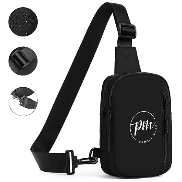 Travel Hiking Mini Cross Chest Adjustable Strap Sling Bag - Travel Hiking Mini Cross Chest Adjustable Strap Sling Bag - Image 0 of 4