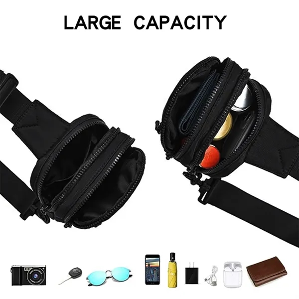 Travel Hiking Mini Cross Chest Adjustable Strap Sling Bag - Travel Hiking Mini Cross Chest Adjustable Strap Sling Bag - Image 2 of 4