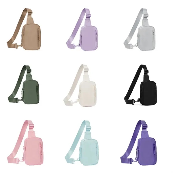 Travel Hiking Mini Cross Chest Adjustable Strap Sling Bag - Travel Hiking Mini Cross Chest Adjustable Strap Sling Bag - Image 4 of 4