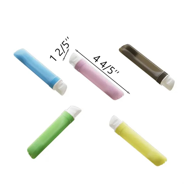 5" Custom Plastic Portable Folding Travel Toothbrush - 5" Custom Plastic Portable Folding Travel Toothbrush - Image 1 of 3