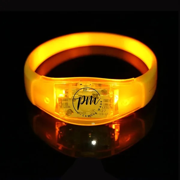 Music & Sound Activated Party LED Strobe Glow Bracelets - Music & Sound Activated Party LED Strobe Glow Bracelets - Image 1 of 3