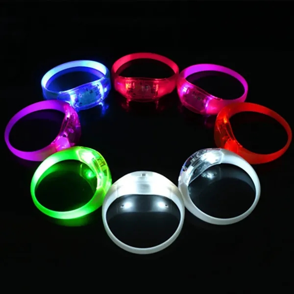 Music & Sound Activated Party LED Strobe Glow Bracelets - Music & Sound Activated Party LED Strobe Glow Bracelets - Image 3 of 3
