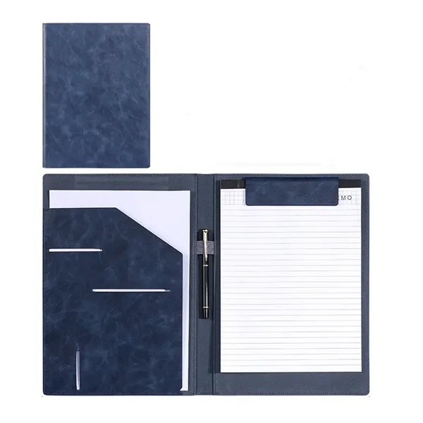 Multifunctional A4 PU Magnetic File Folder Document Holder - Multifunctional A4 PU Magnetic File Folder Document Holder - Image 3 of 6