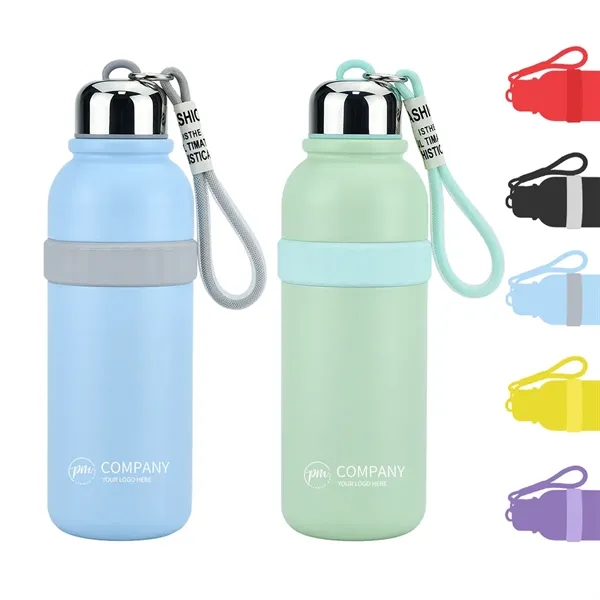 20oz Water Bottle Leakproof  Vacuum Insulated Thermos Flask - 20oz Water Bottle Leakproof  Vacuum Insulated Thermos Flask - Image 0 of 2