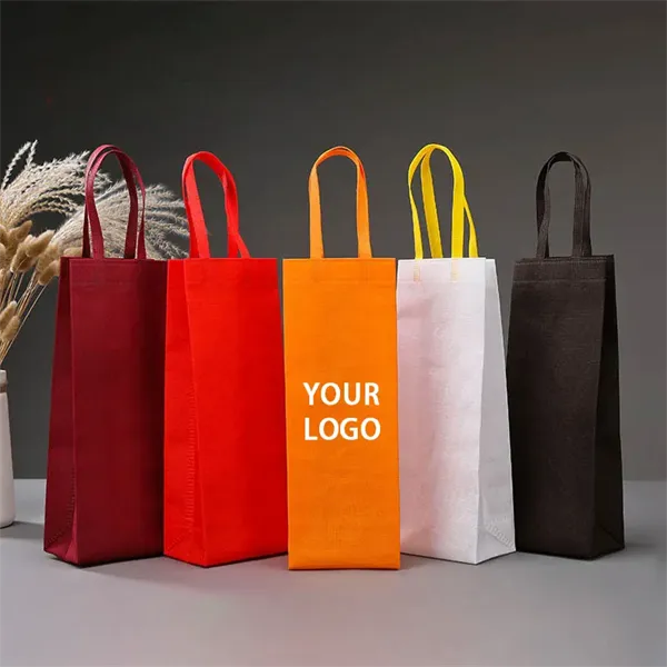 Non-woven Wine Gift Bags with Handle - Non-woven Wine Gift Bags with Handle - Image 0 of 6